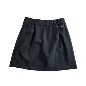 Columbia Womens Skort Size Medium Black Lined Tennis Golf Skirt